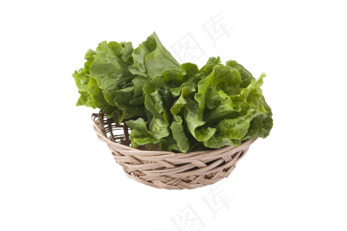 一篮子新鲜的生菜png素材(2808X1872(DPI:240))psd模版下载