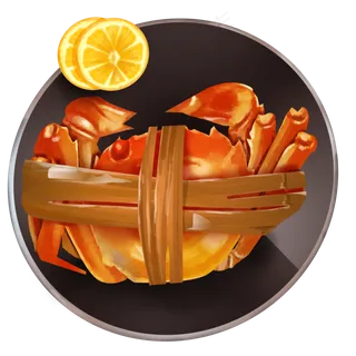 美味美食大闸蟹