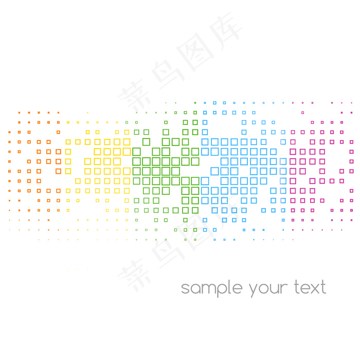 抽象彩色几何背景