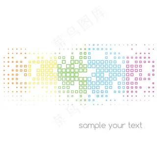 抽象彩色几何背景