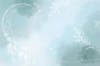 粉彩手绘元素背景