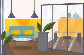 办公室-视频会议背景