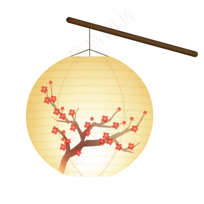 中秋节灯笼花灯(2048X2048(DPI:300))psd模版下载