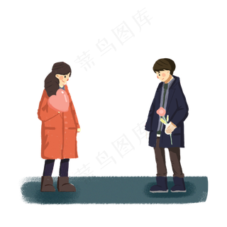 七夕节情侣互相送礼物