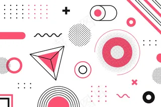 几何背景平面设计