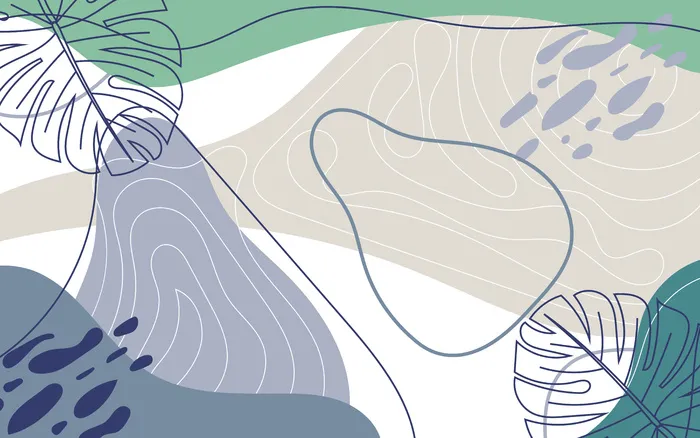 带复制空间的花卉背景叶eps,ai矢量模版下载