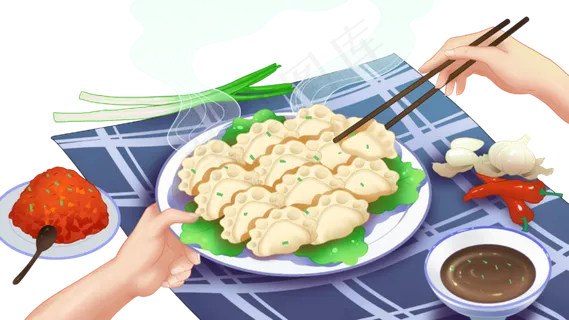 立冬冬天冬至饺子养生进补