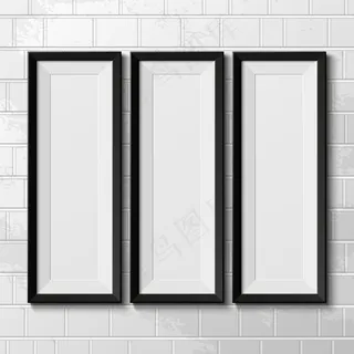 逼真的画框。非常适合你的演讲。插图