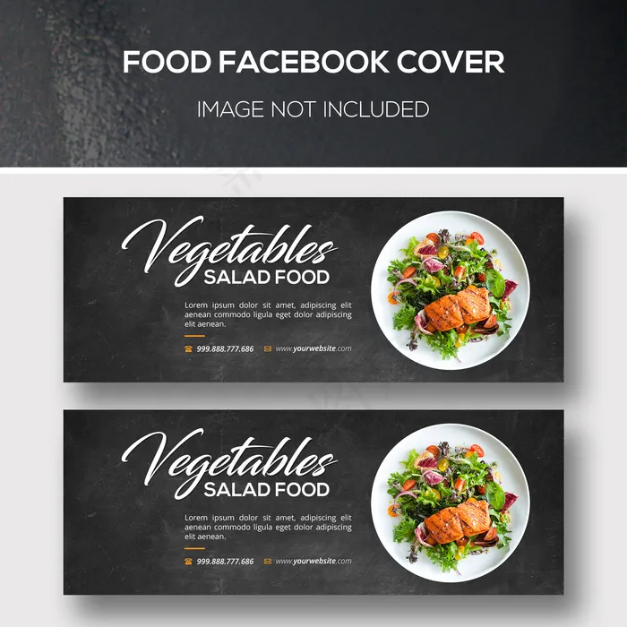 美食facebook封面psd模版下载