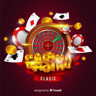 现实风格的赌场背景