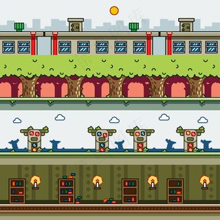 视频游戏的视差背景