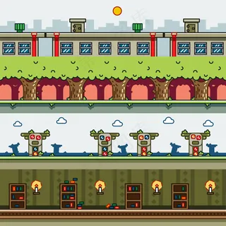 视频游戏的视差背景