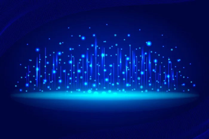 蓝色网络连接背景eps,ai矢量模版下载