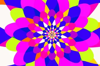 平淡的迷幻背景