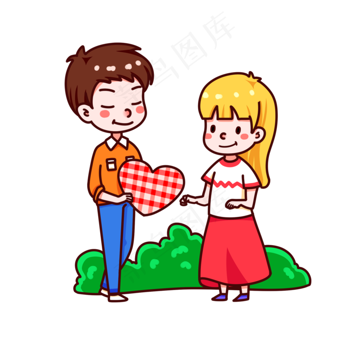 情人节男生女生送礼物