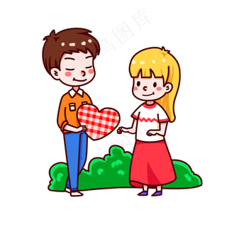 情人节男生女生送礼物