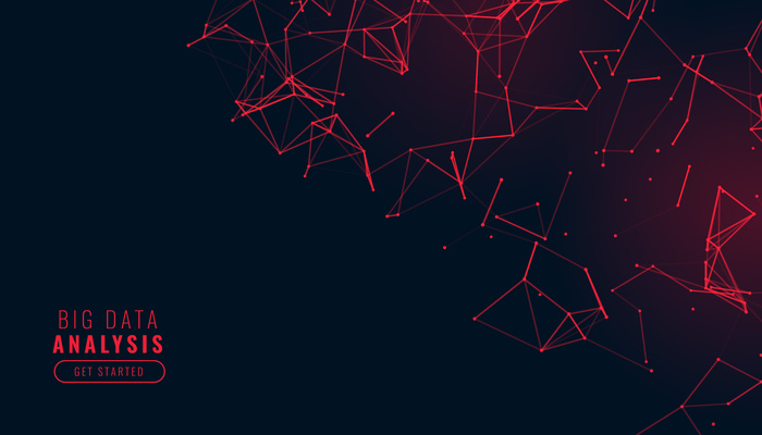 在红颜色的抽象低聚背景