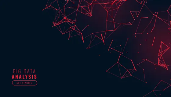 在红颜色的抽象低聚背景