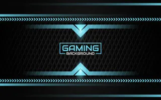 抽象的未来黑色和蓝色游戏背景