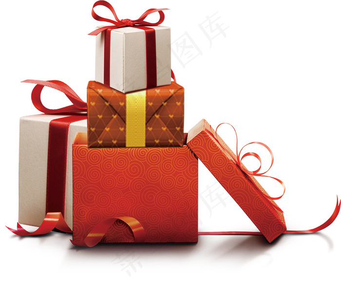 礼盒 彩带 飘带图片