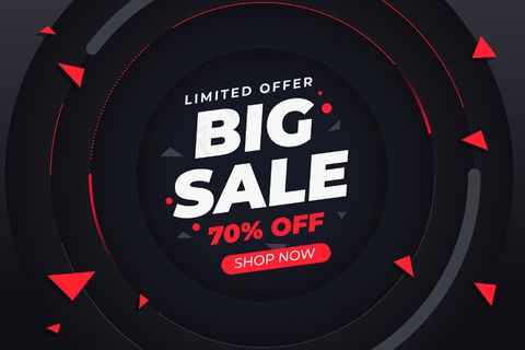 抽象深色促销背景主题