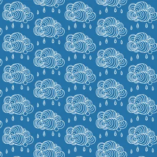 带手绘云的天空背景