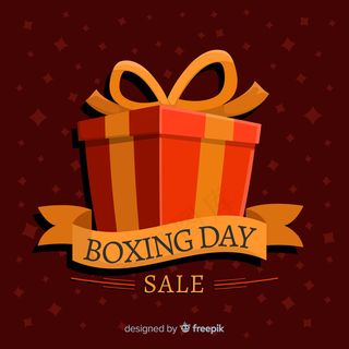 带包装礼盒和丝带的平节礼日大减价