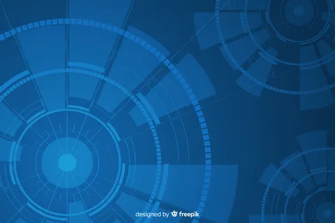 抽象的hud技术背景