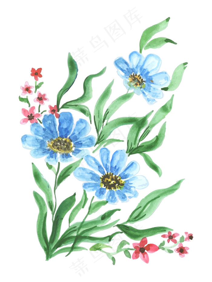 水彩花卉