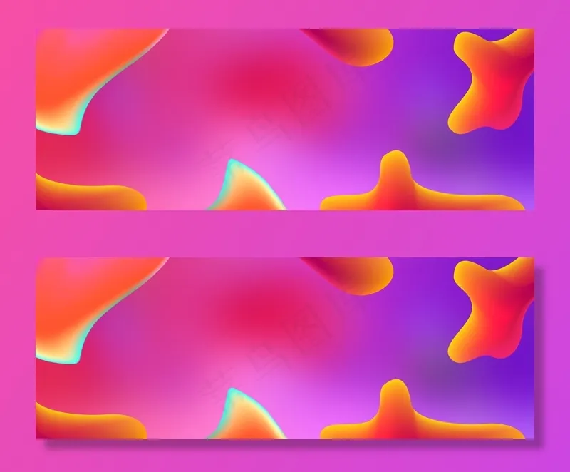红色流体渐变双十一京东好物节banner(1920*700px 	       )psd模版下载