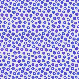 蓝色水彩圆点无缝图案