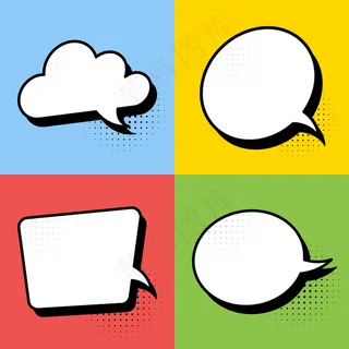 复古喜剧空话泡泡