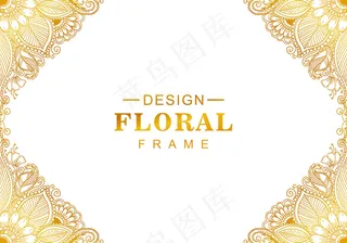 美丽的金色背景装饰