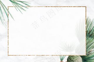 冬季松树架背景