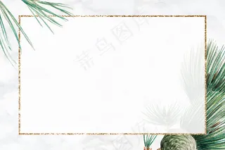 冬季松树架背景