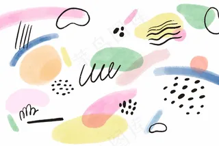 水彩画背景概念