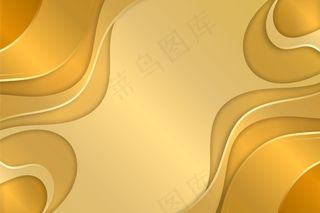 液体复制空间金色奢华背景