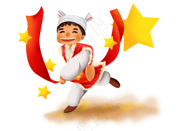 国庆节跳安塞腰鼓的陕北男人(4251X3062(DPI:300))psd模版下载