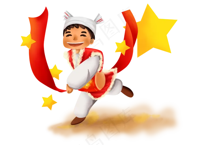 国庆节跳安塞腰鼓的陕北男人(4251X3062(DPI:300))psd模版下载