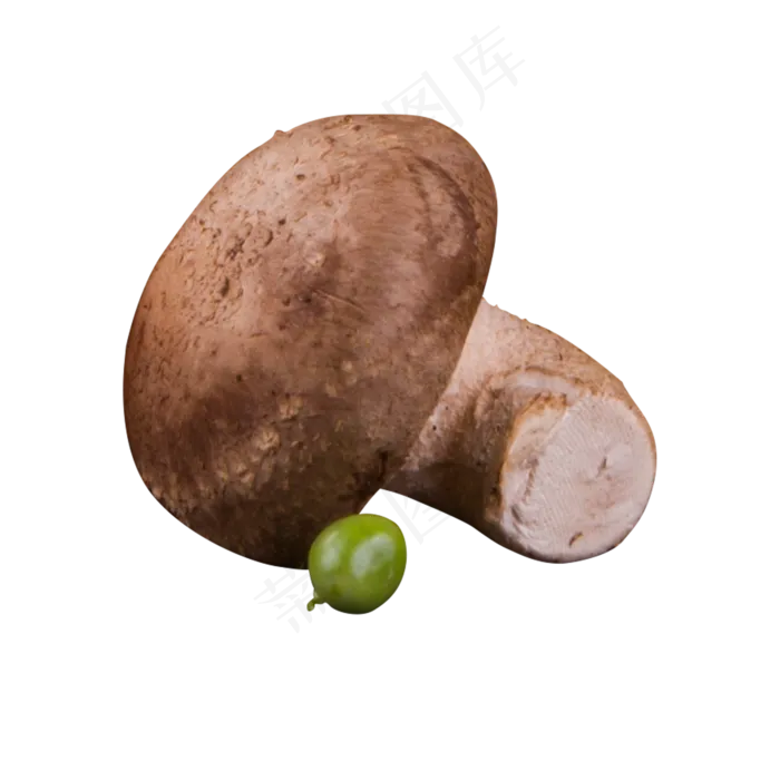 灰色圆弧蘑菇食物元素(2000X2000(DPI:300))psd模版下载