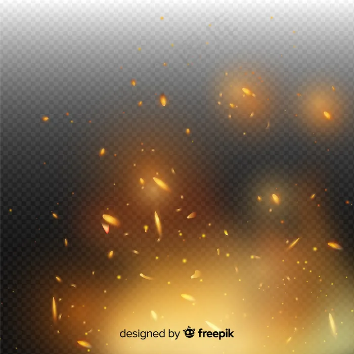 具有火火花效果的透明背景eps,ai矢量模版下载