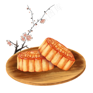 中国传统美食月饼