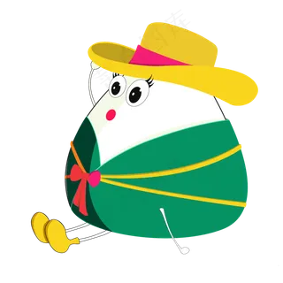 端午节可爱粽子卡通