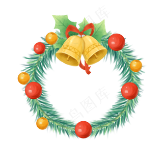 圣诞节装饰花环物品