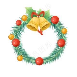 圣诞节装饰花环物品