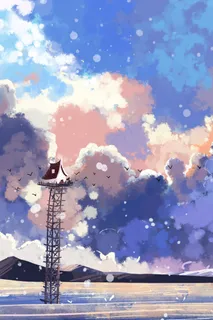 夏日梦幻治愈天空大场景风景 夏日梦幻治愈天空大场景风景