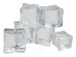 食用冰降温冰块,免抠元素