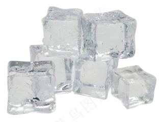 食用冰降温冰块,免抠元素