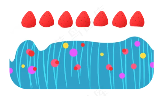 草莓水果生日蛋糕庆生