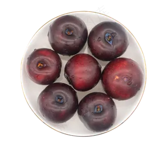 一盘水果李子